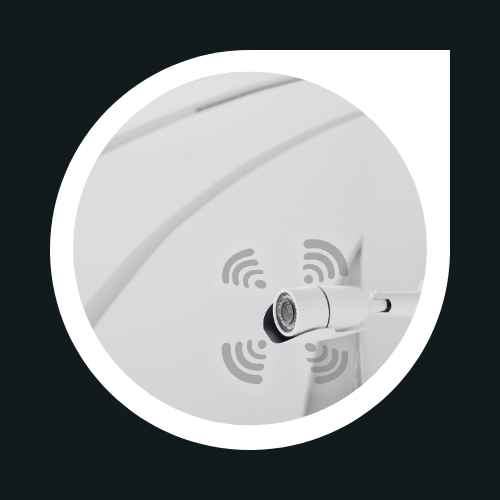 La ilustración representa camaras de seguridad wifi , la opción wifi es una buena opción cuando a las personas no les gustan los cables.
